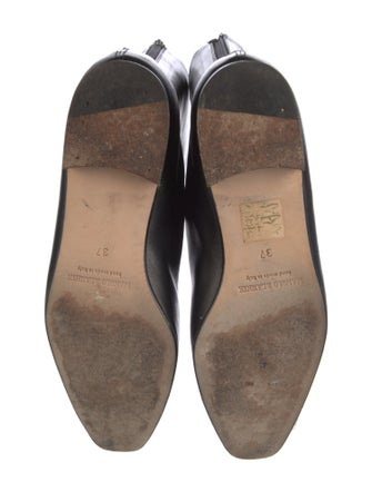 Manolo Blahnik Leather Rain Boots