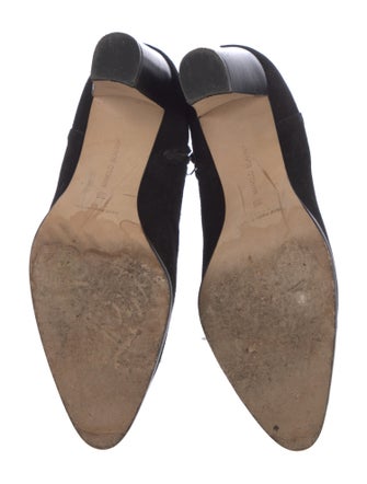 Manolo Blahnik Suede Boots