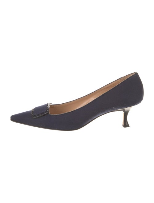 Manolo Blahnik Canvas Pumps