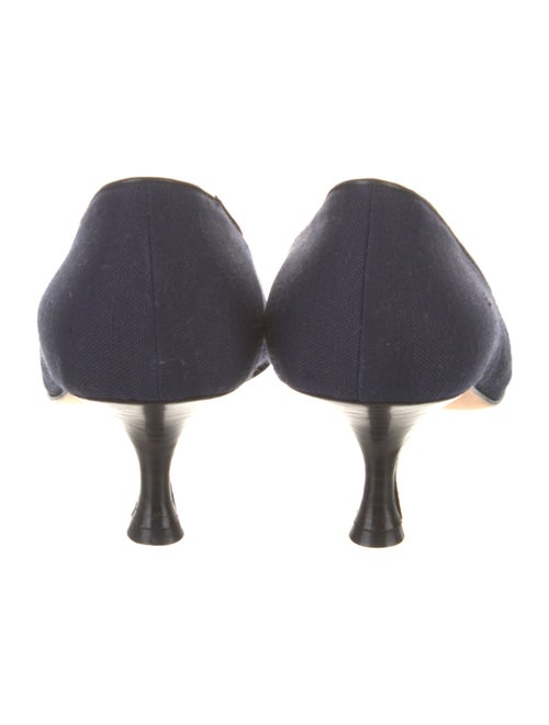 Manolo Blahnik Canvas Pumps