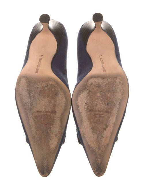 Manolo Blahnik Canvas Pumps