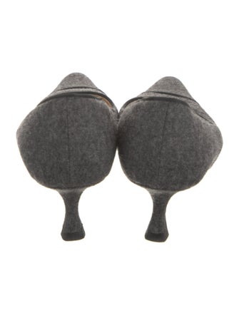 Manolo Blahnik Shearling Pumps