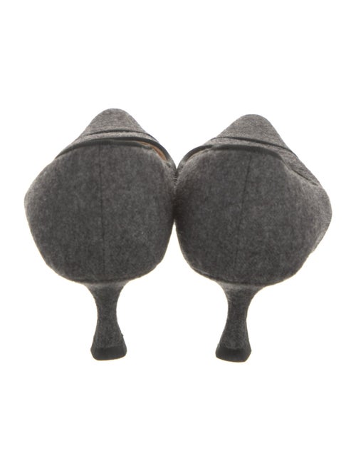 Manolo Blahnik Shearling Pumps