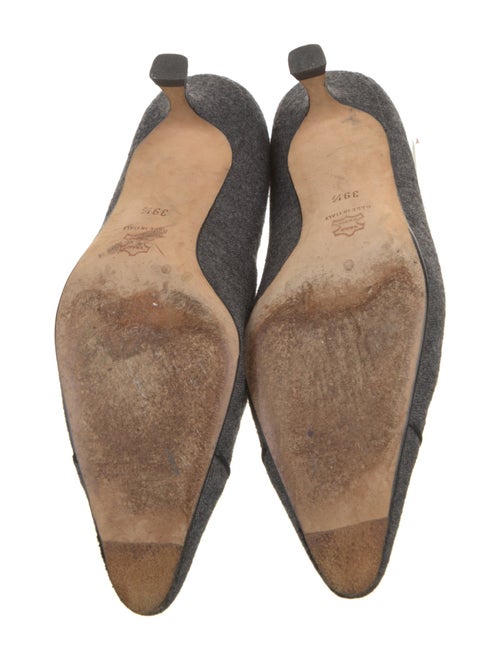 Manolo Blahnik Shearling Pumps