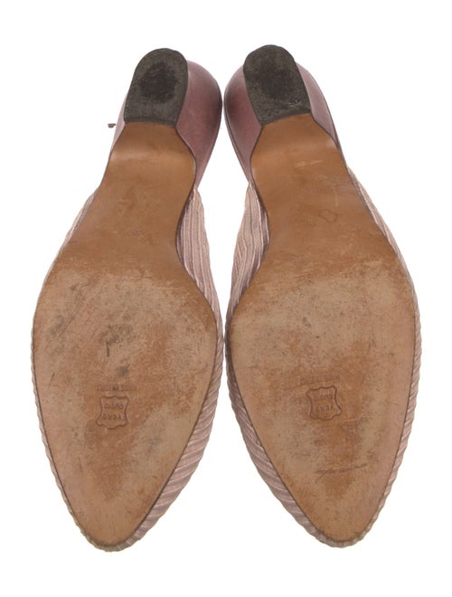 Manolo Blahnik Bow Accents Mules