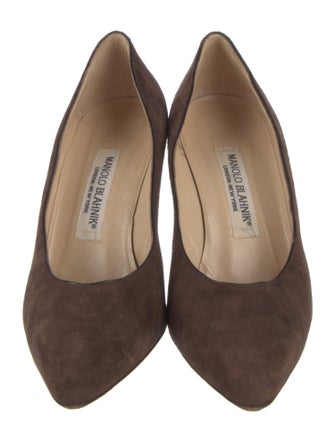 Manolo Blahnik Suede Pumps