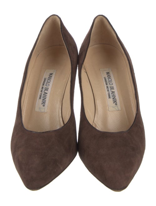 Manolo Blahnik Suede Pumps