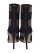 Manolo Blahnik Ponyhair Animal Print Sock Boots