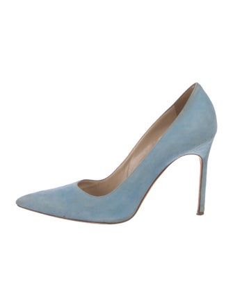 Manolo Blahnik Suede Pumps
