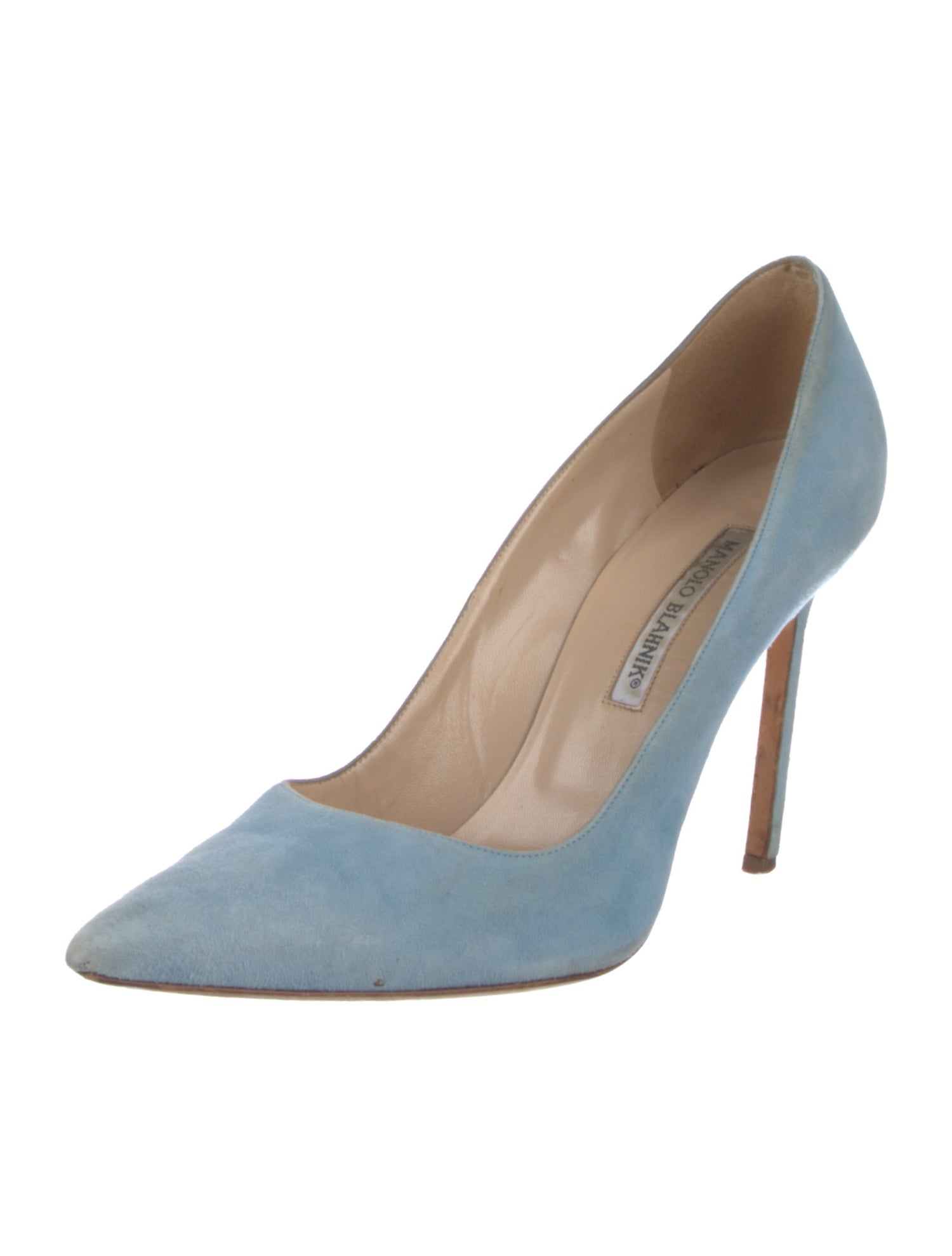 Manolo Blahnik Suede Pumps