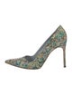 Manolo Blahnik Floral Print Pumps