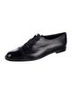 Manolo Blahnik Leather Lasercut Accents Oxfords