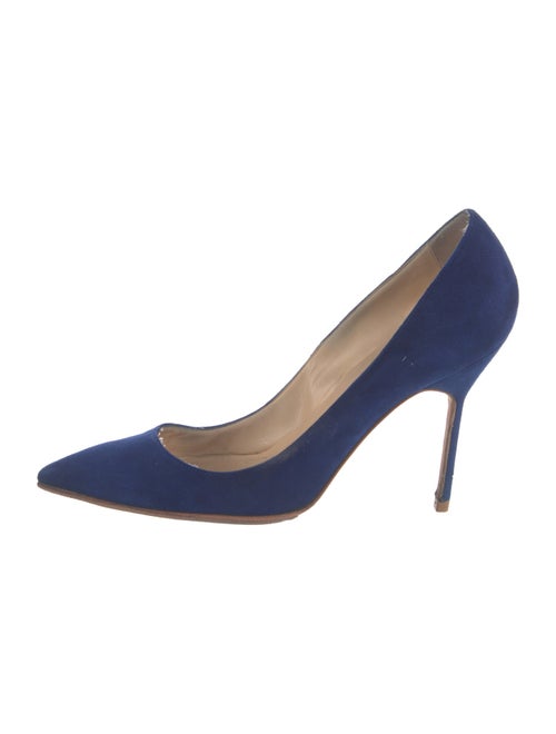 Manolo Blahnik Suede Pumps