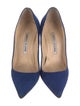 Manolo Blahnik Suede Pumps