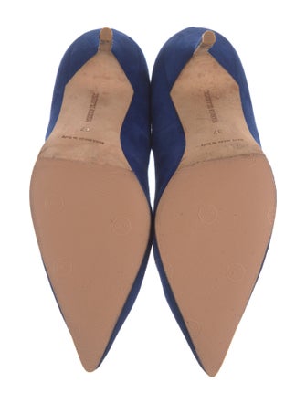 Manolo Blahnik Suede Pumps