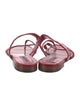Manolo Blahnik Leather Slides