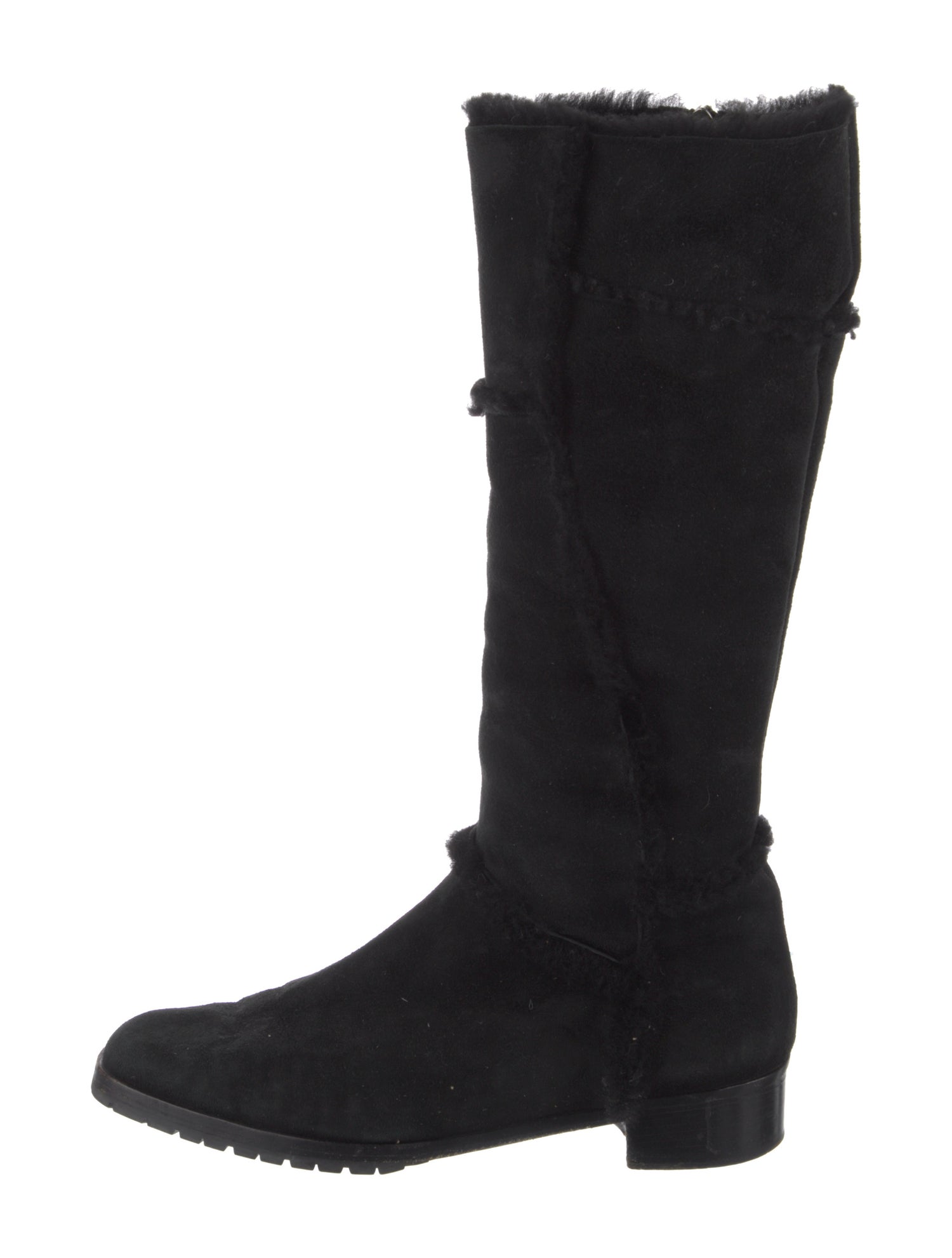 Manolo Blahnik Suede Riding Boots