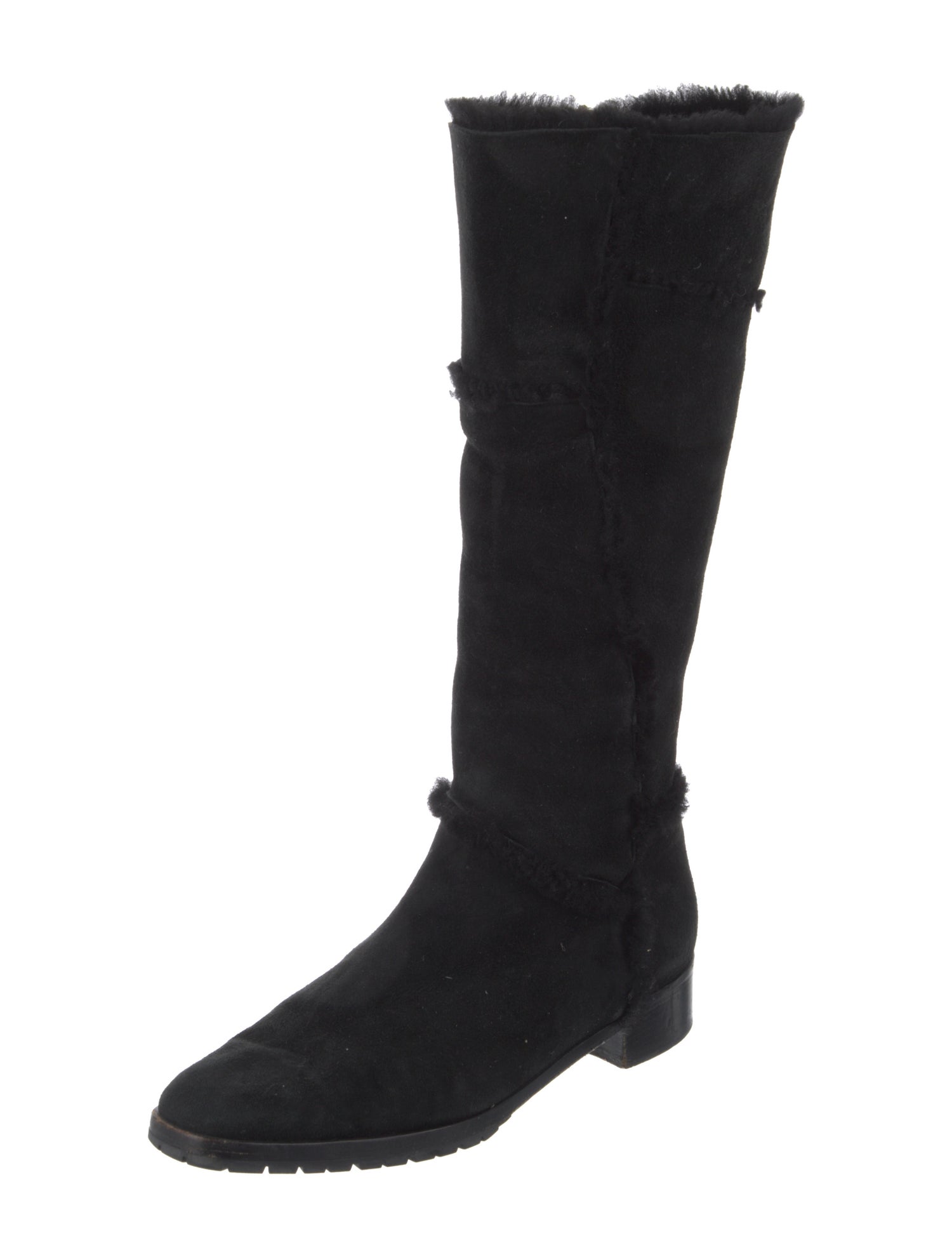 Manolo Blahnik Suede Riding Boots