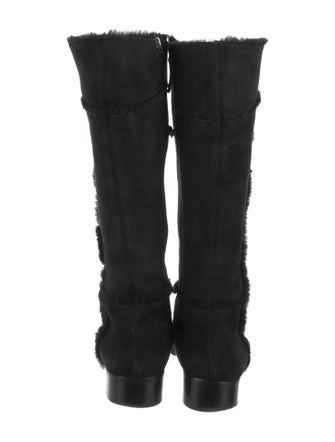 Manolo Blahnik Suede Riding Boots