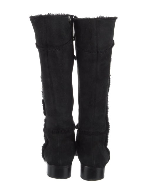 Manolo Blahnik Suede Riding Boots