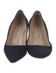 Manolo Blahnik Suede Pumps
