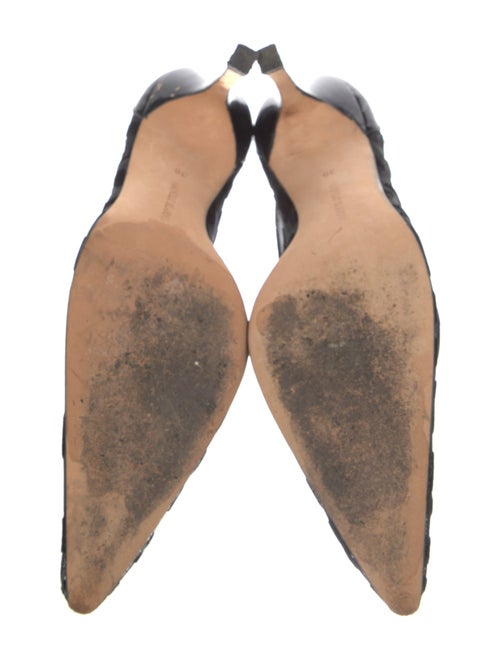Manolo Blahnik Mesh Mesh Accents Pumps