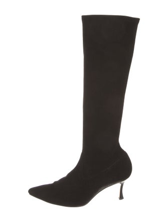 Manolo Blahnik Suede Boots