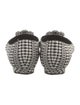 Manolo Blahnik Printed Crystal Embellishments Flats