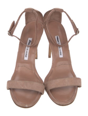 Manolo Blahnik Suede Sandals