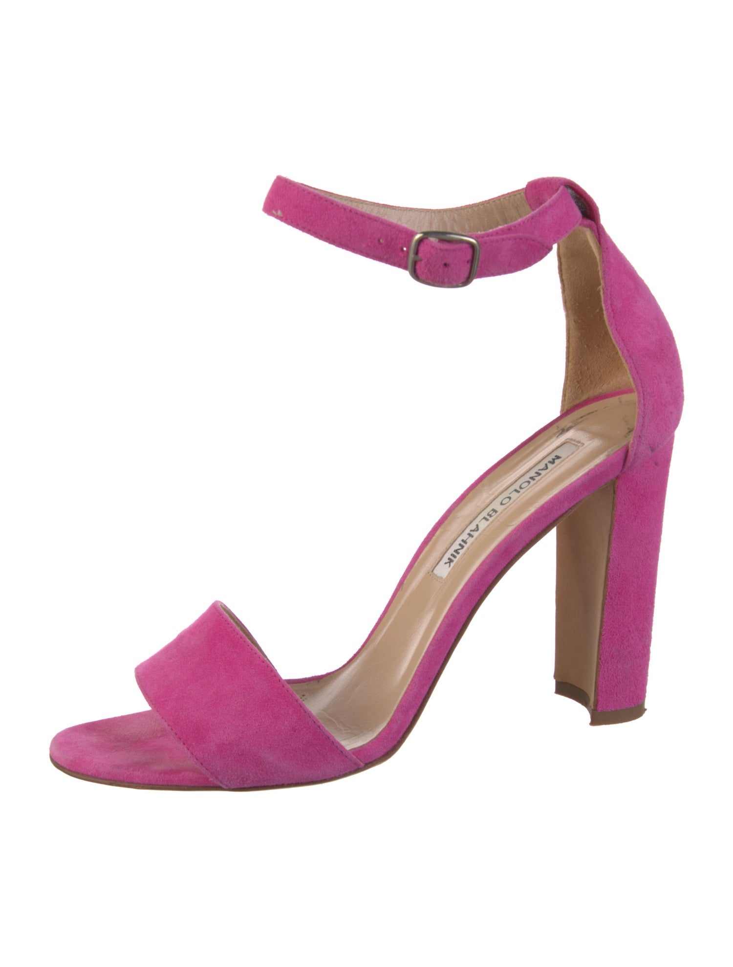 Manolo Blahnik Suede Sandals