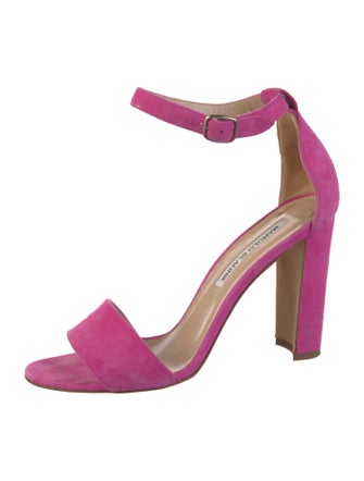 Manolo Blahnik Suede Sandals