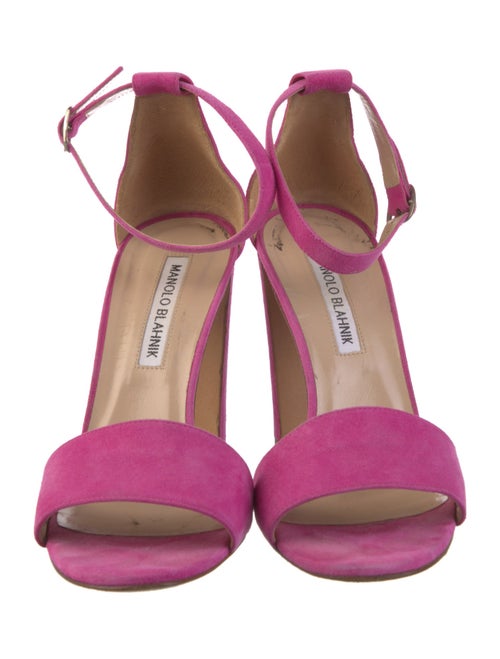 Manolo Blahnik Suede Sandals