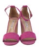 Manolo Blahnik Suede Sandals