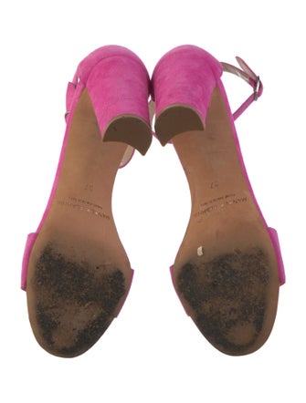 Manolo Blahnik Suede Sandals