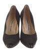 Manolo Blahnik Canvas Pumps