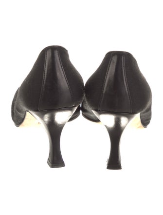 Manolo Blahnik Canvas Pumps