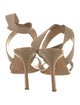 Manolo Blahnik Canvas Slingback Sandals