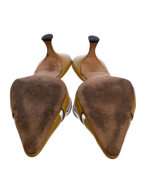 Manolo Blahnik Patent Leather Mules