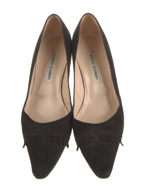 Manolo Blahnik Suede Pumps
