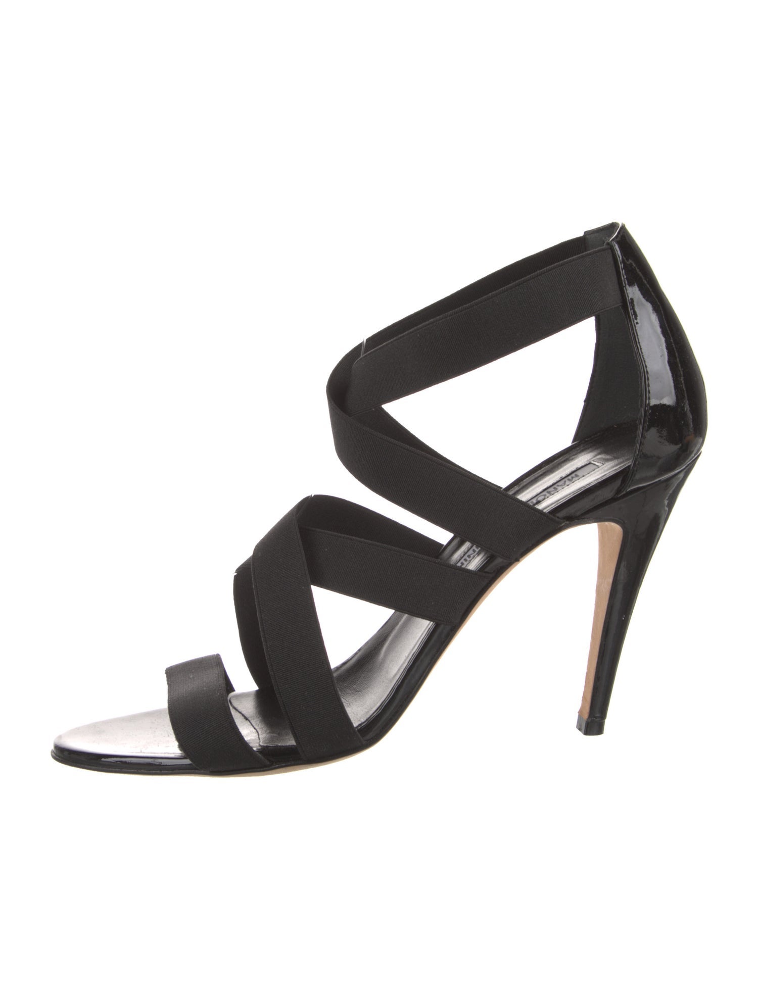 Manolo Blahnik Patent Leather Sandals