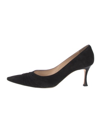 Manolo Blahnik Suede Pumps