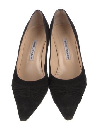 Manolo Blahnik Suede Pumps