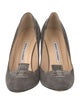 Manolo Blahnik Suede Pumps