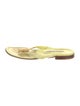 Manolo Blahnik Leather Flip Flops