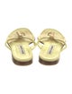 Manolo Blahnik Leather Flip Flops