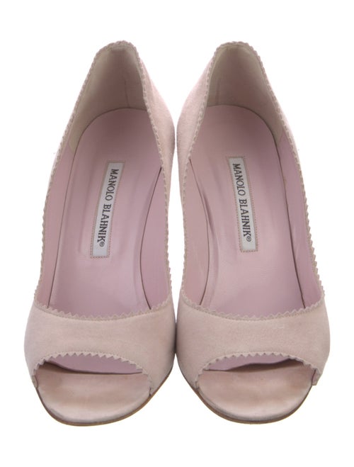 Manolo Blahnik Suede Pumps