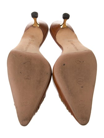 Manolo Blahnik Leather Mules