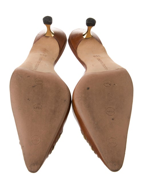 Manolo Blahnik Leather Mules