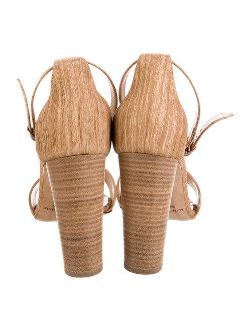 Manolo Blahnik Leather D'Orsay Pumps