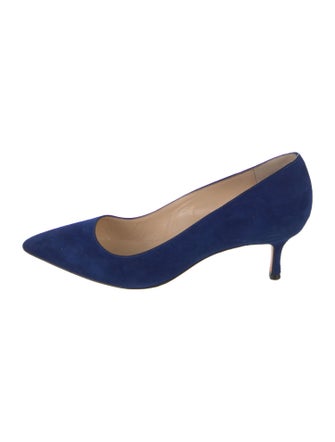 Manolo Blahnik Suede Pumps